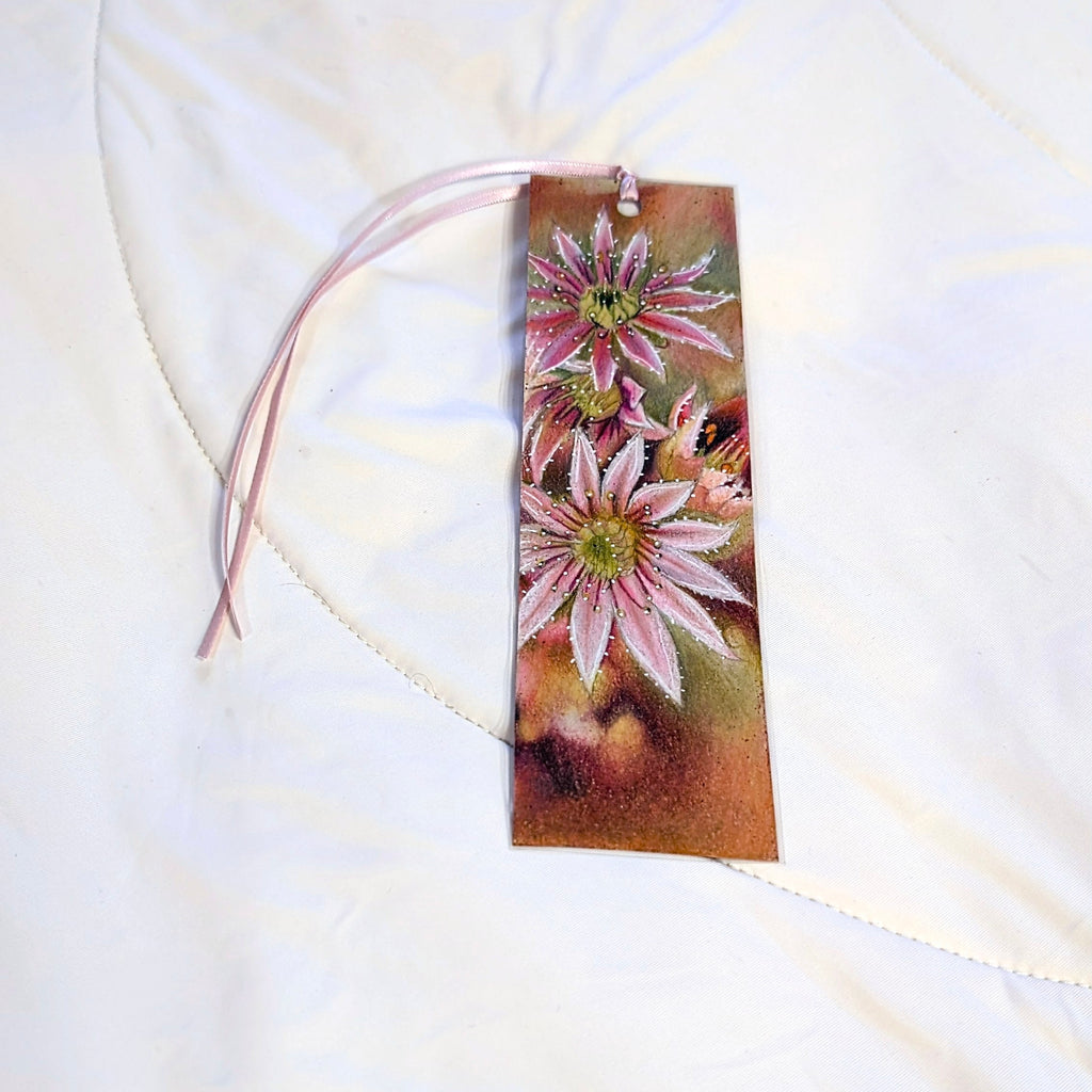 Sempervivum bloom bookmark