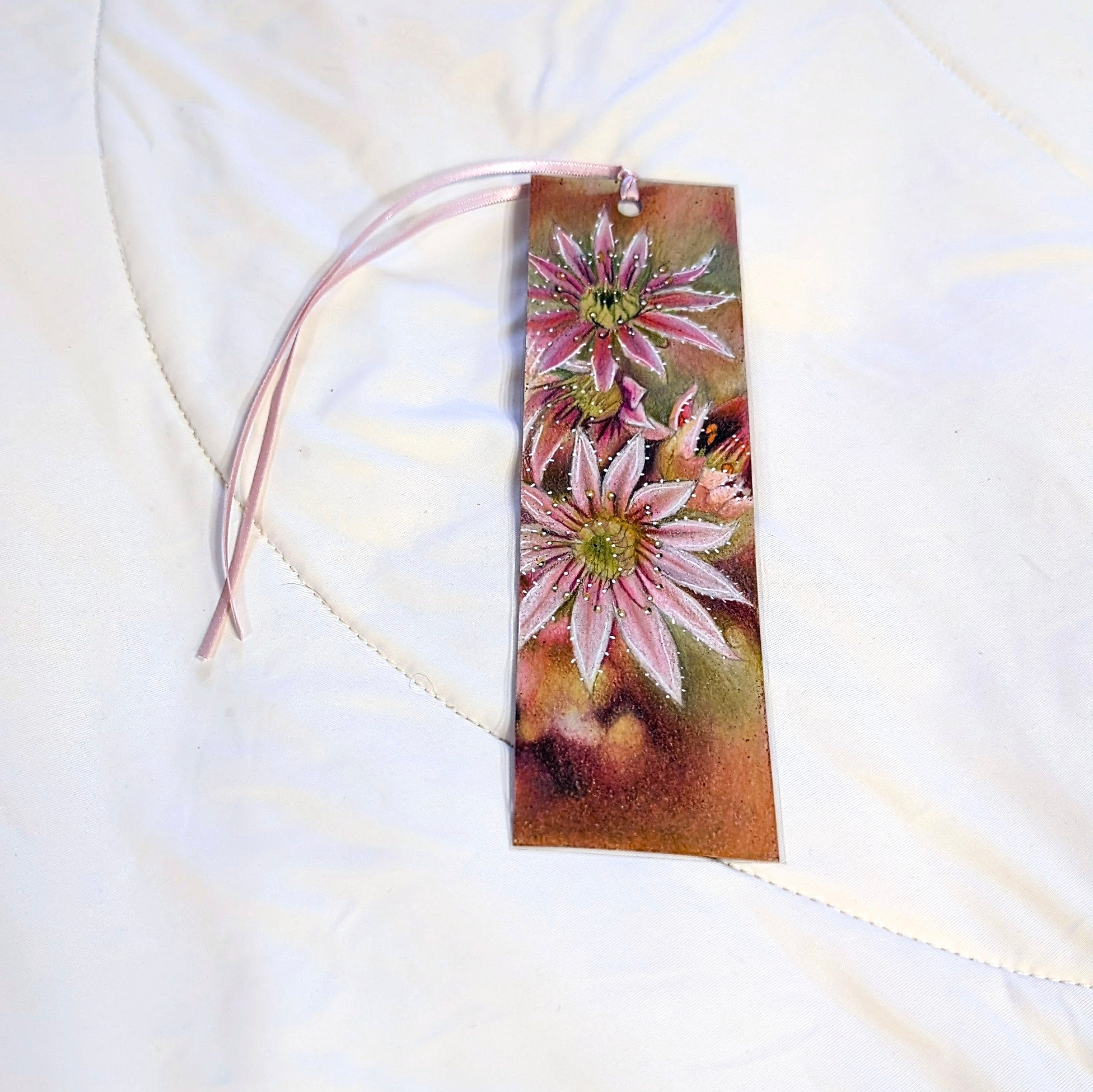 Sempervivum bloom bookmark